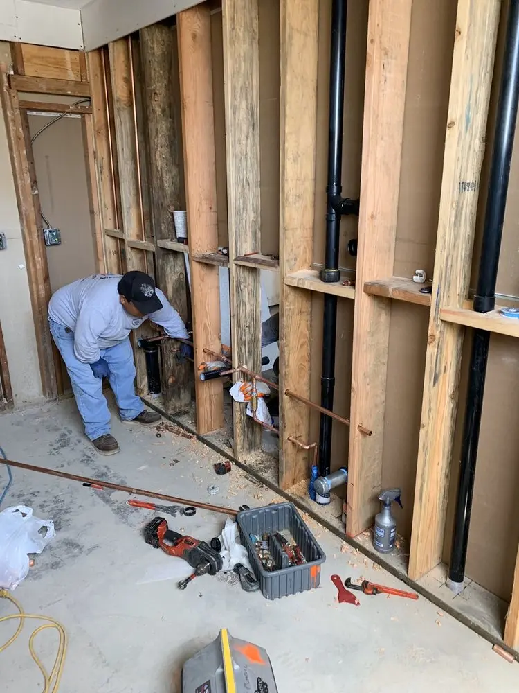 Commercial rough-in plumbing for Gas Line Repair in Bethany Wood